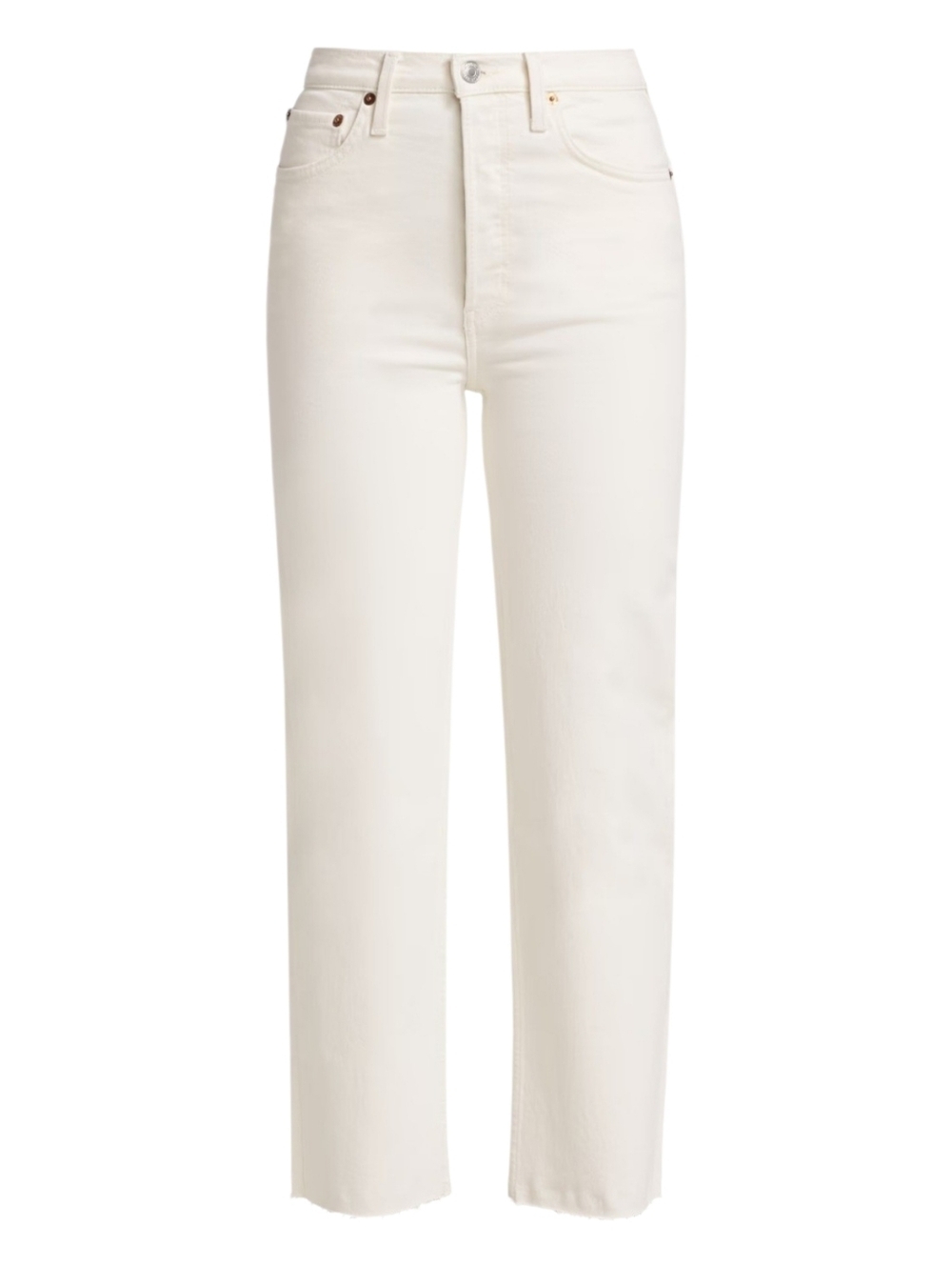 RE/DONE Women's Originals 90's High Rise Loose Jeans Vintage White 26 × 30 NWT